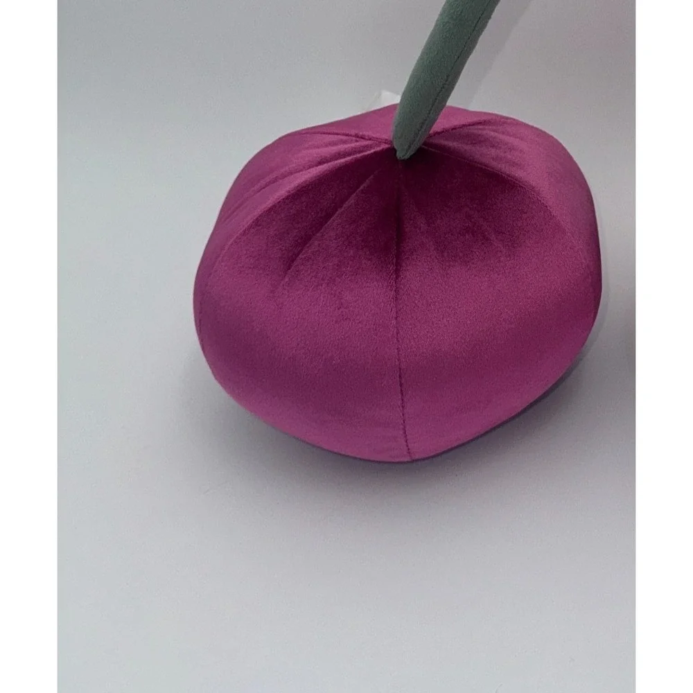 Room Essentials Cherries Forever Velvet Throw Pillow Cherry Pink 13x14